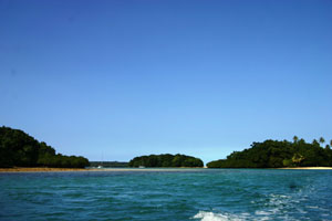 Islands seen from Espiritu Santo, Vanuatu