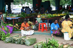 Market in Luganville, Espiritu Santo, Vanuatu